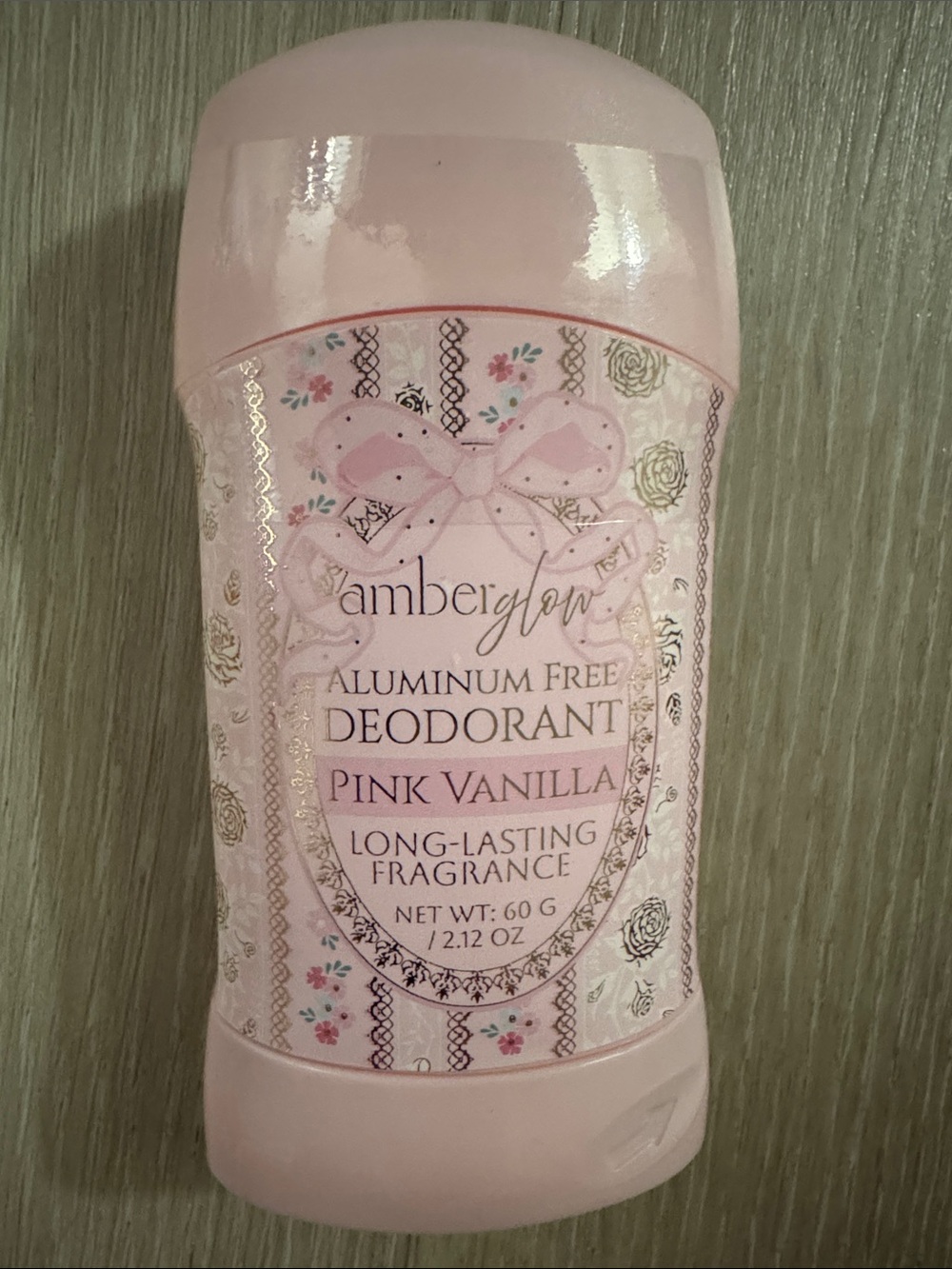 Pink Vanilla Aluminum-Free Deodorant - Pink